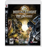 Mortal Kombat Vs Dc Universe - Mídia Física Ps3