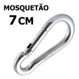 Mosquetão 7cm Suporta 180kg Unidade Academia Profissional