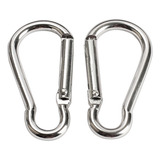 Mosquetão Aluminio 10pcs Mini Clipe Camping Chaveiro