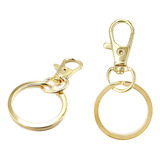 Mosquetao C argola Rofr 151380 3 2x2 5cm C 20 Dourado Claro