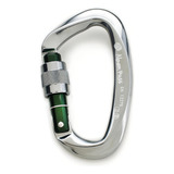 Mosquetão D 28kn Alumínio Rosca Sistema Keylock Alpen Pass