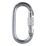 Mosquetão De Aço 23kn Oval C Fechamento Rosca 5101 Camper