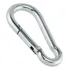 Mosquetão Em Aço Inox Sem Olhal Com Trava Automática 5mm X 50mm Lanchas Barcos Iates Veleiros Escaladas Pesca Camping Aventura Coleira Pet Chaveiro Mochila Mosquetão Seavix Reforçado Multiuso