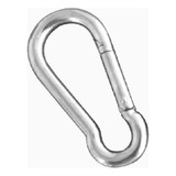Mosquetão Em Aço Inox Trava Simples 7x70mm