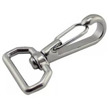 Mosquetão Inox C Destorcedor Capota Marítima Toldo Lancha