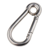 Mosquetão Inox Trava Automática 10mm X 100mm C Olhal 1203
