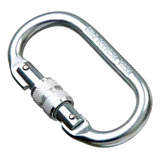 Mosquetão Oval Aço Carbono Trava Rosca 23kn Epi