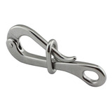 Mosquetão Pelicano Em Aço Inox 152 Mm Multiuso Náutico
