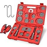 MOSTPLUS Conjunto De Ferramentas De Compressão De Pistão E Pinça De Freio A Disco Universal - 26 Peças -vermelho-
