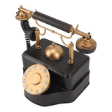 Mostrador De Telefone Retrô Com Fio Decoração Vintage Arti
