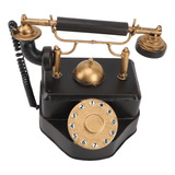 Mostrador De Telefone Retrô Com Fio Decoração Vintage Arti