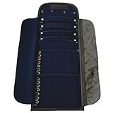 Mostruário Estojo Para Jóias Grande Para Organização Em Veludo Azul Marinho Azul Marinho