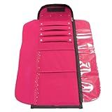 Mostruário Estojo Para Jóias Grande Para Organização Em Veludo Rosa Rosa