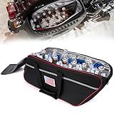MOSYQI Bolsa Térmica Para Selim De Motocicleta Compatível Com Harley Davidson Bolsa Térmica Lateral De Motocicleta à Prova De Vazamento Bolsa Térmica Street Glide Para Alforje Bolsa De Selim