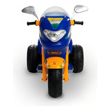 Motinha Motoco Elétrica Sprint Recarregável Som Baú Capacete Cor Azul Voltagem Do Carregador 110v 220v