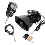 MOTLTECH 100 W 12 V 7 Tons Som Automotivo Sirene Microfone Amplificador De Som De Emergência Sistema PA