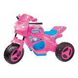 Moto A Bateria Para Crianças Magic Toys Turbo Cor Rosa 100v/240v