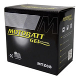 Moto Bateria Mtz6s 6ah Biz 125 Partida Elétrica Cg Bros Xre
