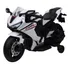 Moto Elétrica Infantil 6v Menino Menina Zippy Toys Branca