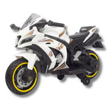 Moto Elétrica Infantil Esportiva Kw1000 12v Branca bang Toys