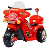 Moto Eletrica Infantil Triciclo Motinha Farol Led Buzina Bau