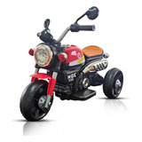 Moto Elétrica Infantil Vermelho Recarregável Bivolt Mobilete