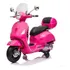 Moto Elétrica Infantil Vespa Rosa 12v