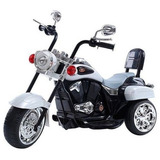 Moto Elétrica Triciclo Infantil Bran Harley Davidson 6 Volts Cor Branco Voltagem Do Carregador 6v