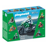 Moto Esportiva Superbike Motocicleta Verde Playmobil 5524