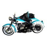 Moto Harley Davidison Duo Glide Wite Sidecar - Franklin Mint