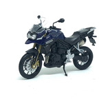 Moto Triumph Tiger Explorer 1 18 Welly Preta Azul