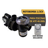 Motobomba Para Piscina 1 3 Cv Nautilus Nbfc 1 Weg 110 220v 110v 220v