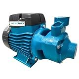 Motobomba Periférica Lepono 1 0cv 220v Rotor Em Bronze Alta Pressão Joga Até 70 Mca