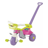 Motoca Com Proteção E Cestinha Festa Rosa Infantil Tico Tico