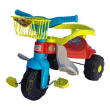 Motoca Triciclo Infantil Magic Toys Tico tico Festa Azul