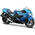 Motocicleta 1/18 Metal Maisto Kawasaki Ninja Zx 14r Cor Azul