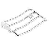 Motocicleta Bagagem Rack Backrest Support Frame Design Elegante Construção De Aço Para Uso Pesado Se Encaixa Na Vidson Nightster Roadster XL883 XL1200 Silver 26-5 X 15cm