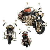 Motocicleta Vintage Decorativa Colecao