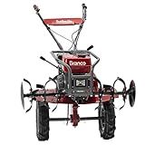 Motocultivador Arador Tratorito Com Enxada Rotativa 7 5 Cv Branco Com 24 Lâminas Largura De Corte De 800 Mm E Profundidade Ajustável Entre 150 E 300 Mm