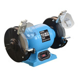 Motoesmeril De Bancada Gamma G1684 br 350w Bivolt 3450 Rpm Cor Azul celeste 110v 220v