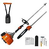 Motopodador Podador De Galhos Em Altura A Gasolina 2t 33cc 1 3hp Com Extensor Carbon Fak