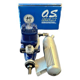 Motor Aeromodelismo O s 40la Blue 2 Tempos Glow C Mufla