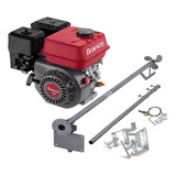 Motor Barco Branco 7cv 4t Popa Rabeta Completa 1 70 Pf nf