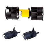 Motor Climatizador 24v Filtro Palha Bomba Agua Caminhão