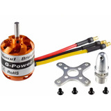 Motor D2826 2200kv Brushless 2826 Aero Zagi Jato Spinner Top