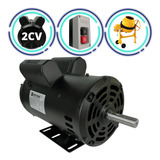 Motor De Betoneira Monofásico 2cv 4p Baixa Rotação Com Chave