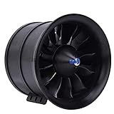 Motor De Hélice Para Aeronaves RC Hélice De Ventilador De 12 Lâminas EDF 90mm Com Motor De Duto 6S 1450KV Para Aeronaves Modelo RC Duto KV1450 6S 90 