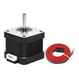 Motor De Passo Nema 17 4 2kgf cm 17hs4401 4kg 4 2kg Preto