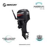Motor De Popa Mercury 50 Hp Elpto 2 Tempos Poddium Náutica