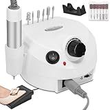 Motor De Unha Lixa De Unha Eletrica 110V 220V Lixa Eletrica Para Unhas Lixadeira De Unha Motor Porquinho Lixadeira Motor Elétrica Unha Profissional Com Pedal Para Unhas Nail Drill Profissional